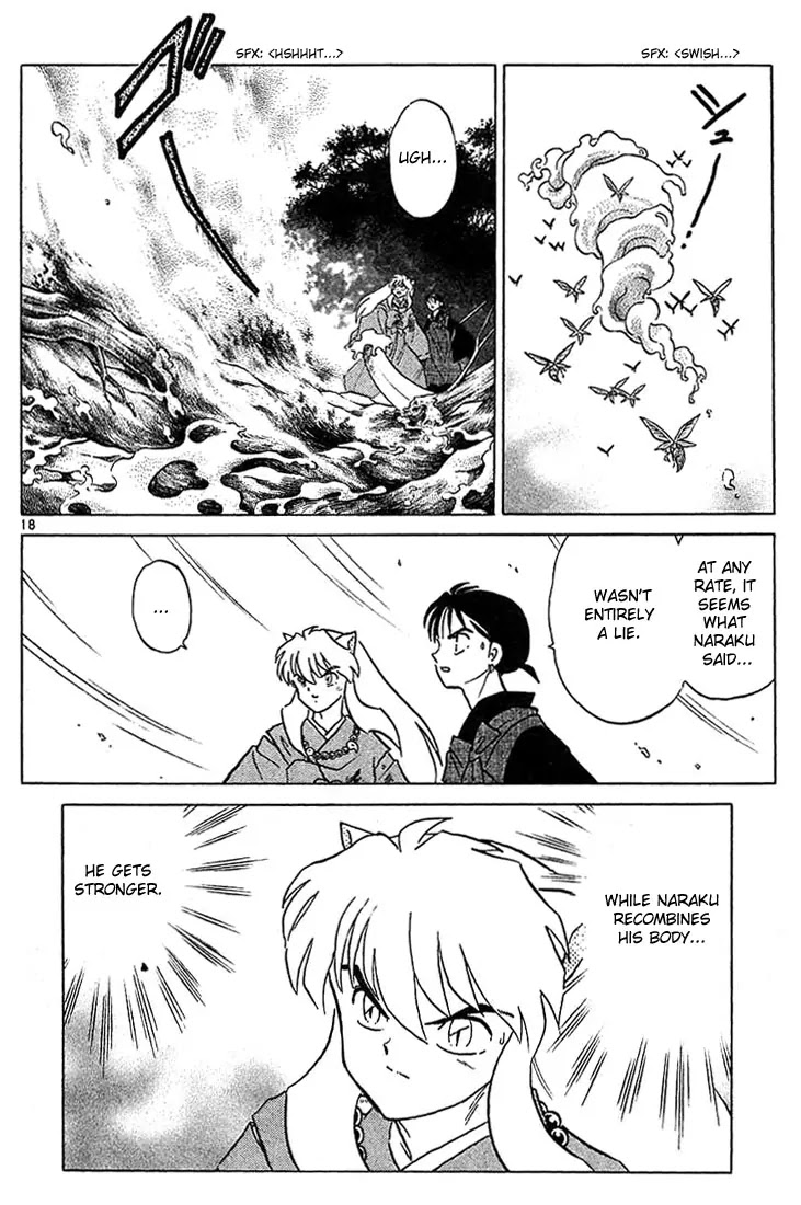 InuYasha Chapter 213 page 18 - Chapter 213: Hanyou Naraku