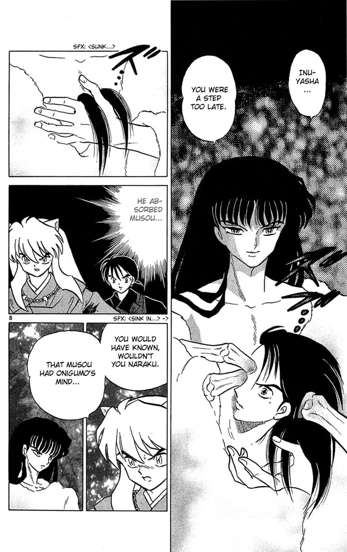 InuYasha Chapter 213 page 8 - Chapter 213: Hanyou Naraku
