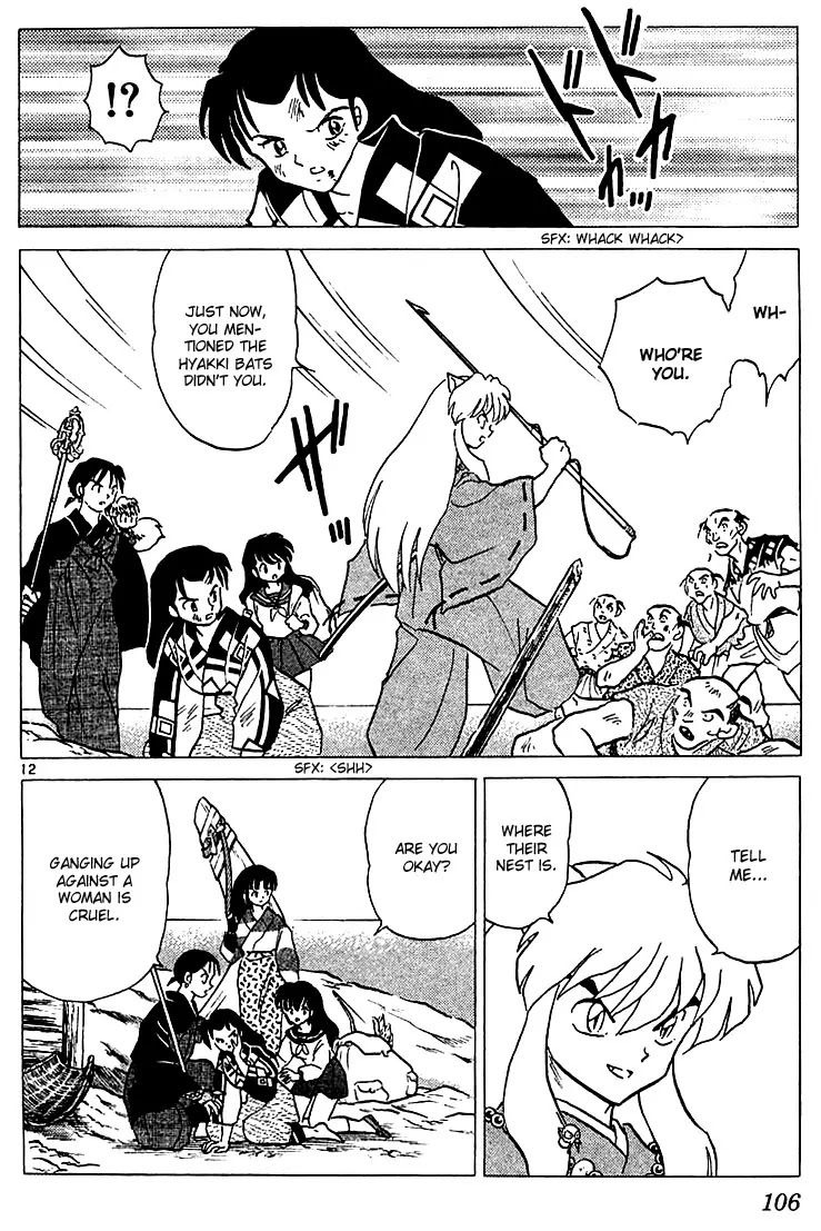 InuYasha Chapter 214 page 12 - Chapter 214: The Hiyakki Bats
