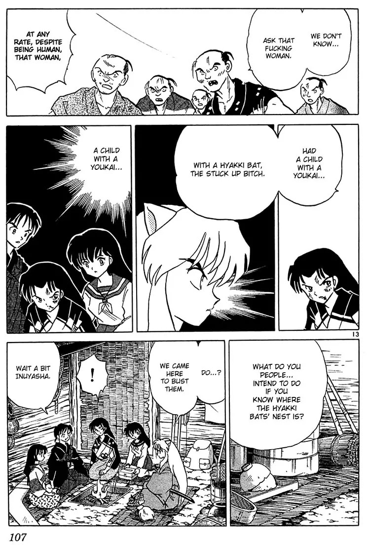 InuYasha Chapter 214 page 13 - Chapter 214: The Hiyakki Bats