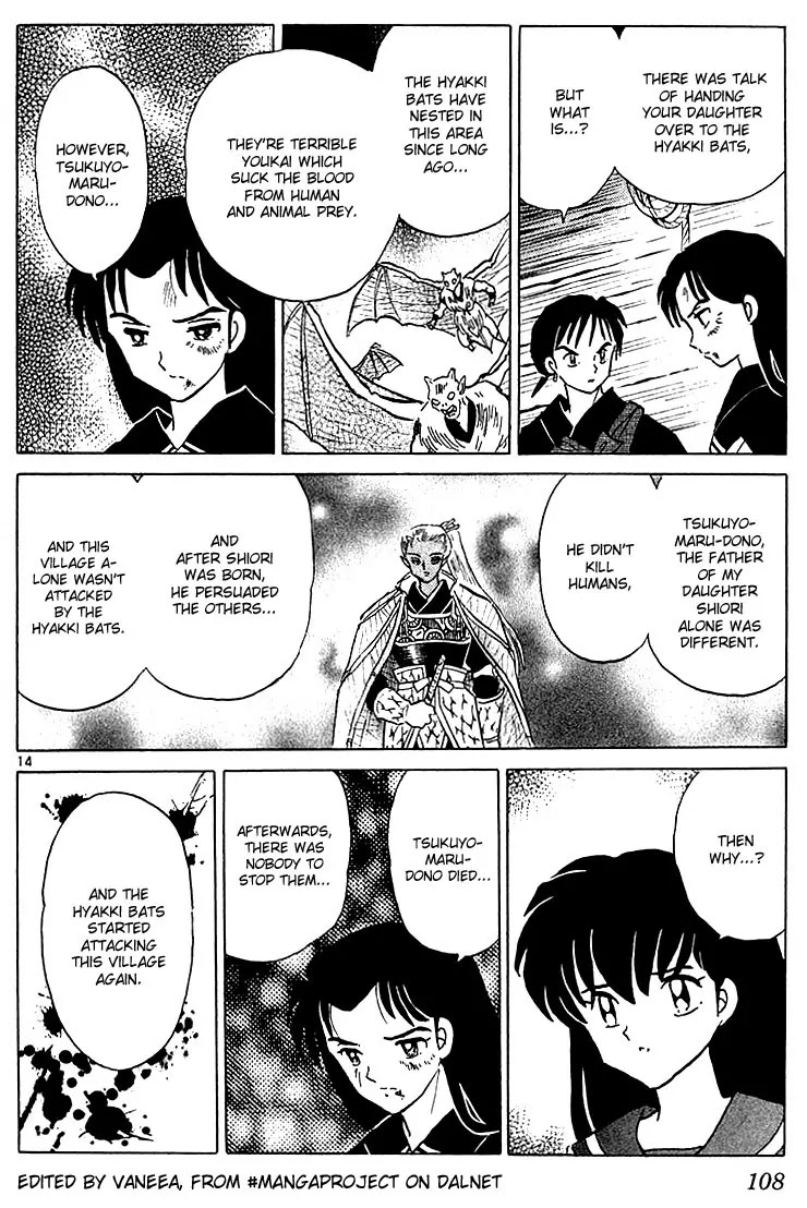 InuYasha Chapter 214 page 14 - Chapter 214: The Hiyakki Bats
