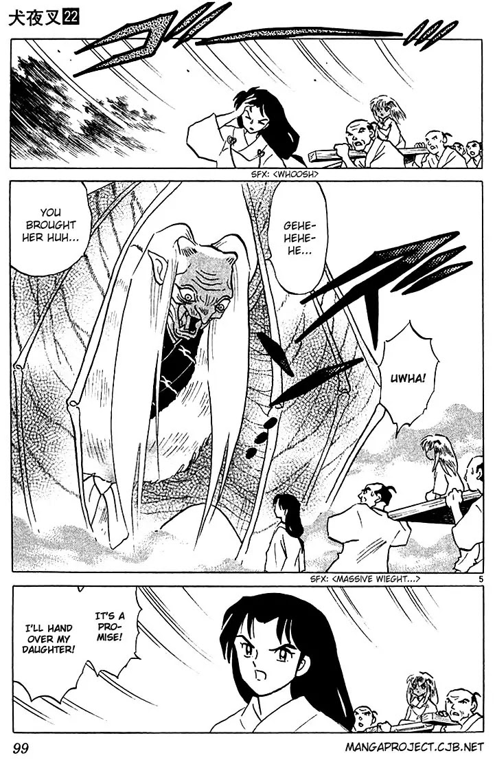 InuYasha Chapter 214 page 5 - Chapter 214: The Hiyakki Bats