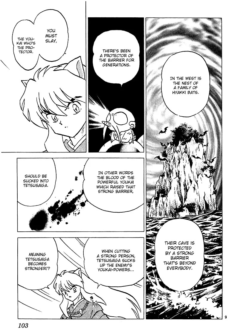 InuYasha Chapter 214 page 9 - Chapter 214: The Hiyakki Bats