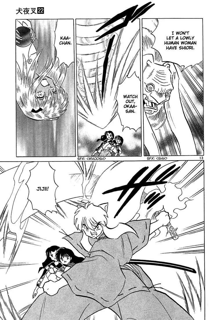 InuYasha Chapter 217 page 13 - Chapter 217: Shiori's Power