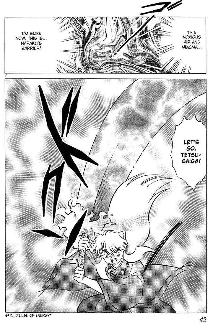 InuYasha Chapter 221 page 2 - Chapter 221: Cut the Barrier