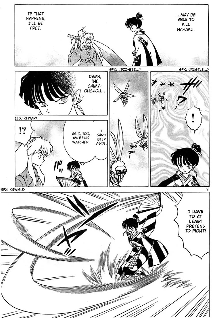 InuYasha Chapter 221 page 9 - Chapter 221: Cut the Barrier