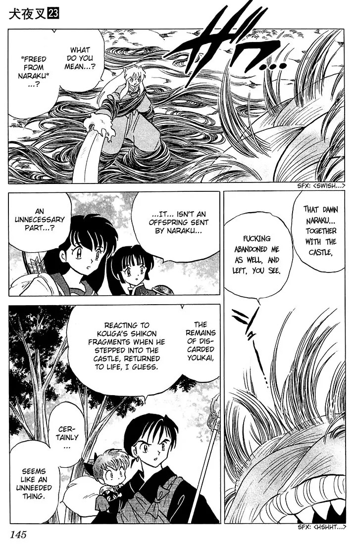 InuYasha Chapter 226 page 15 - Chapter 226: Naraku's Location
