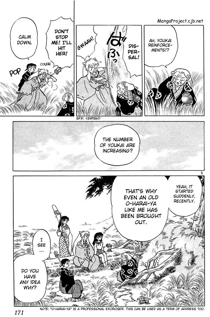InuYasha Chapter 228 page 5 - Chapter 228: Oni's Head Castle