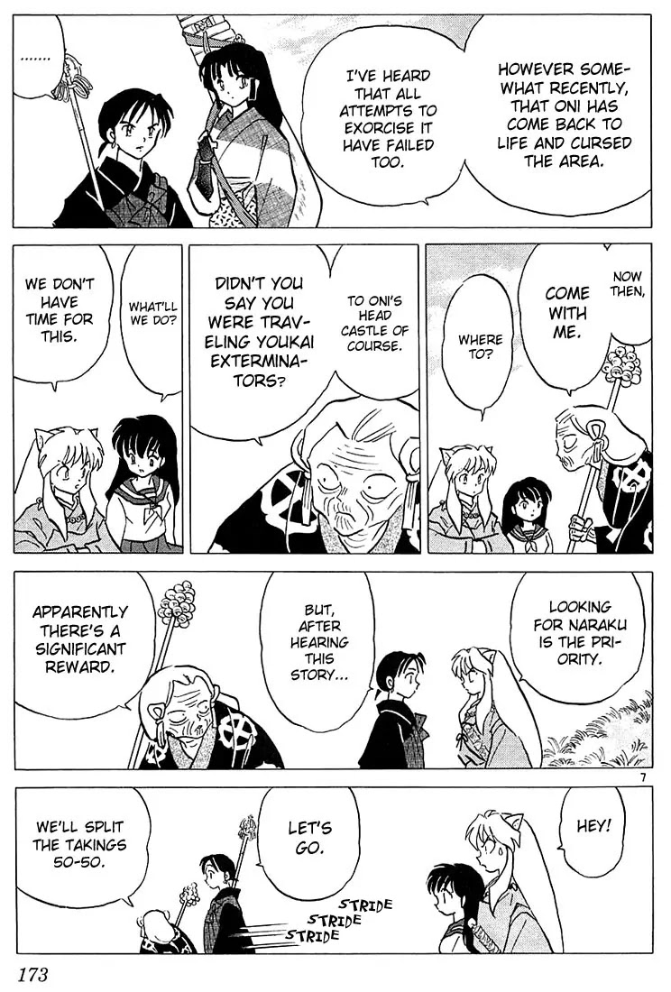 InuYasha Chapter 228 page 7 - Chapter 228: Oni's Head Castle