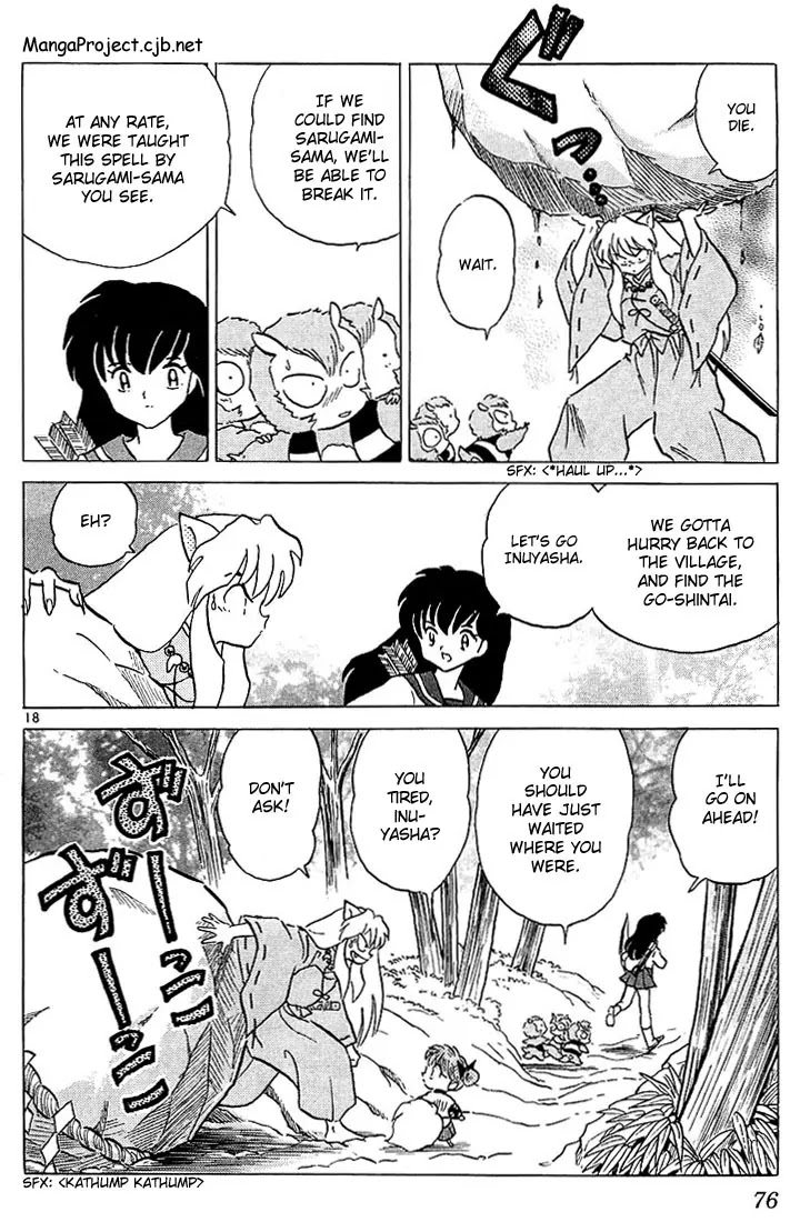 InuYasha Chapter 232 page 18 - Chapter 232: Sarugami-sama