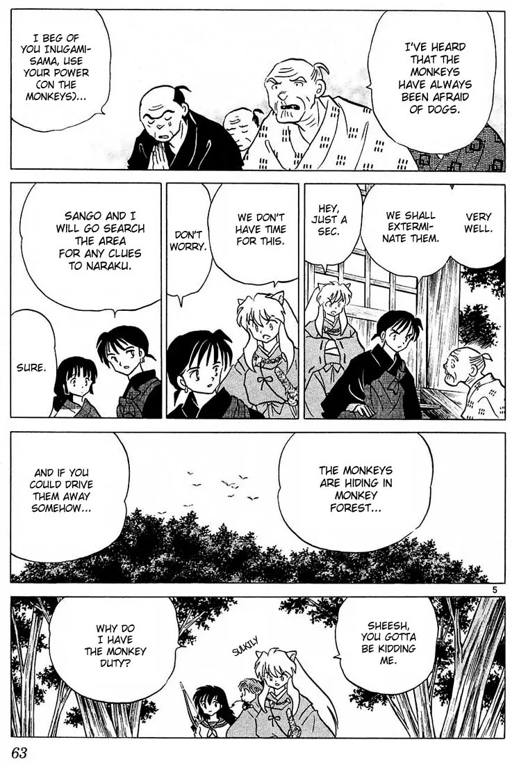 InuYasha Chapter 232 page 5 - Chapter 232: Sarugami-sama