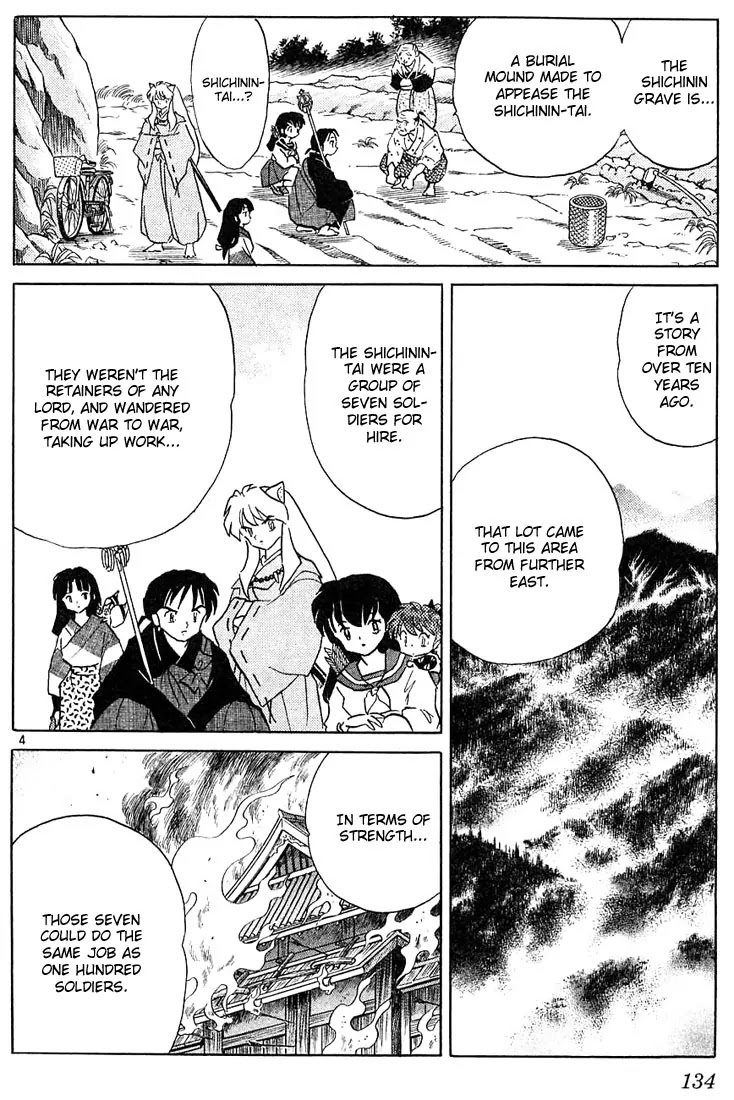 InuYasha Chapter 236 page 4 - Chapter 236: Shichinin-tai