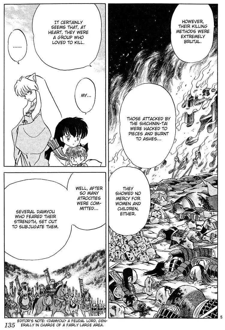 InuYasha Chapter 236 page 5 - Chapter 236: Shichinin-tai