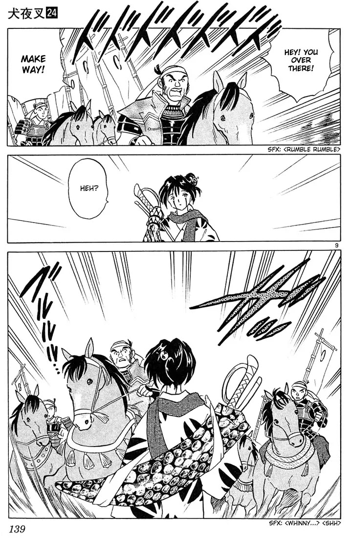 InuYasha Chapter 236 page 9 - Chapter 236: Shichinin-tai
