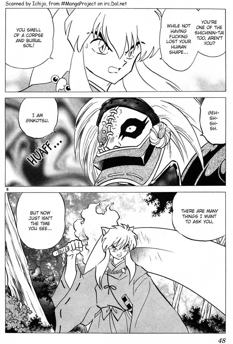 InuYasha Chapter 241 page 8 - Chapter 241: Ginkotsu