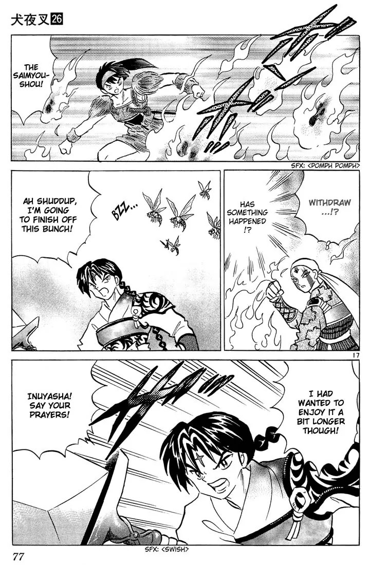 InuYasha Chapter 252 page 17 - Chapter 252: Border of the Sacred Garden