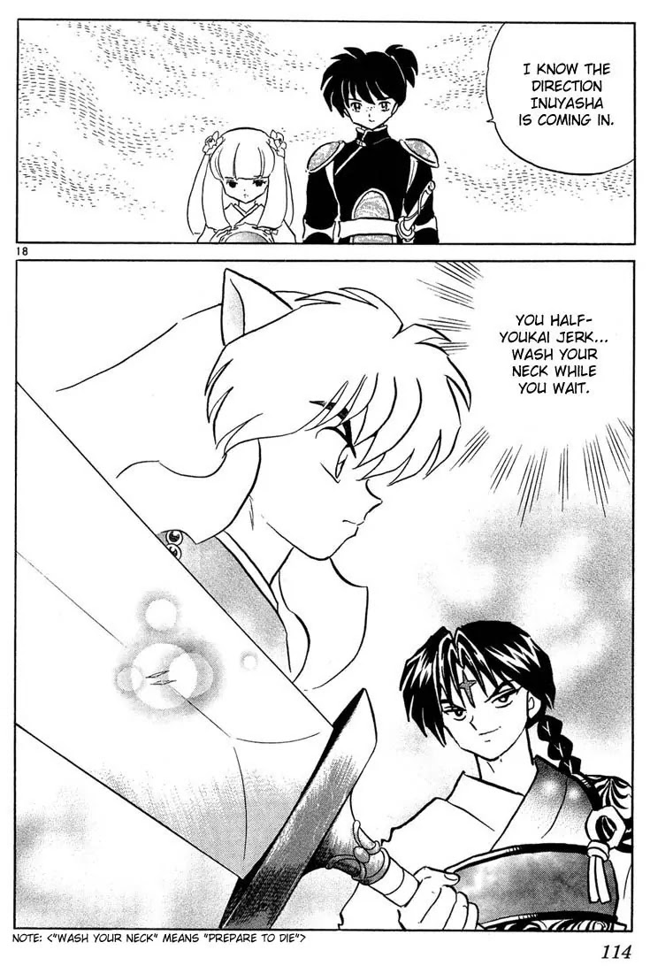 InuYasha Chapter 254 page 18 - Chapter 254: Banryuu's Scar