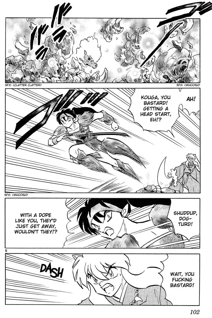 InuYasha Chapter 254 page 6 - Chapter 254: Banryuu's Scar