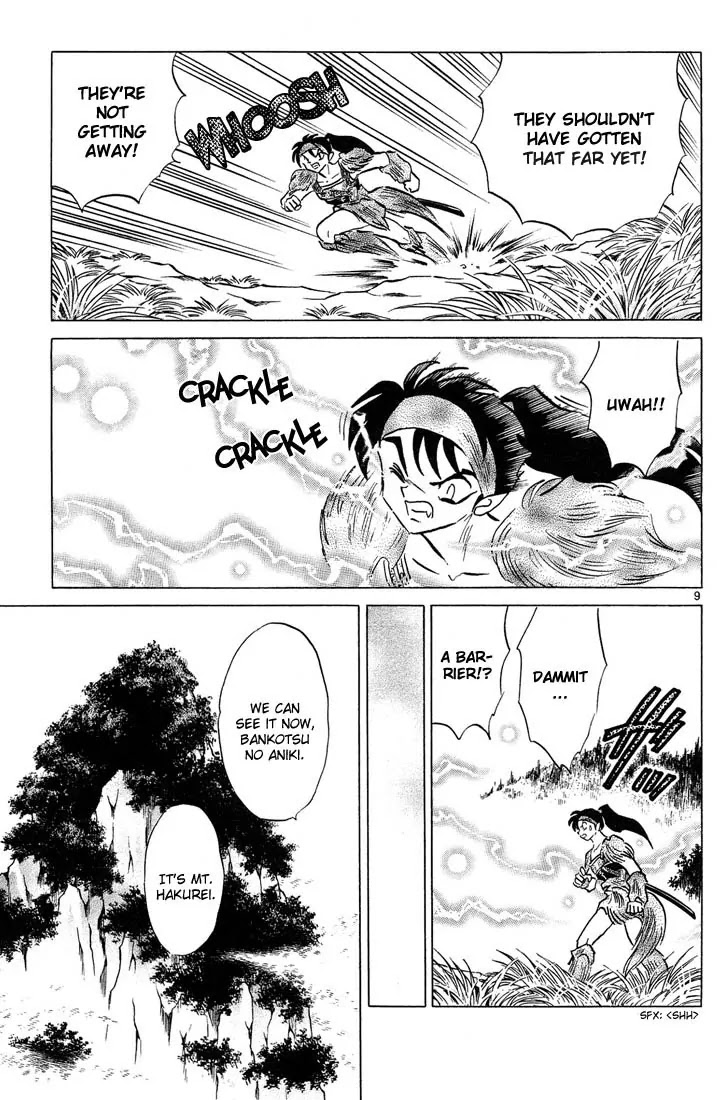 InuYasha Chapter 254 page 9 - Chapter 254: Banryuu's Scar