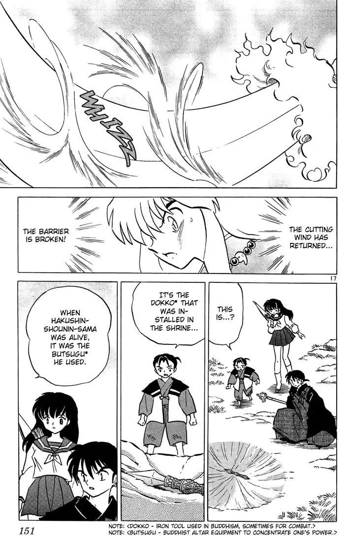 InuYasha Chapter 256 page 17 - Chapter 256: Heart of the Barrier