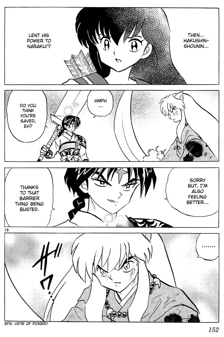 InuYasha Chapter 256 page 18 - Chapter 256: Heart of the Barrier