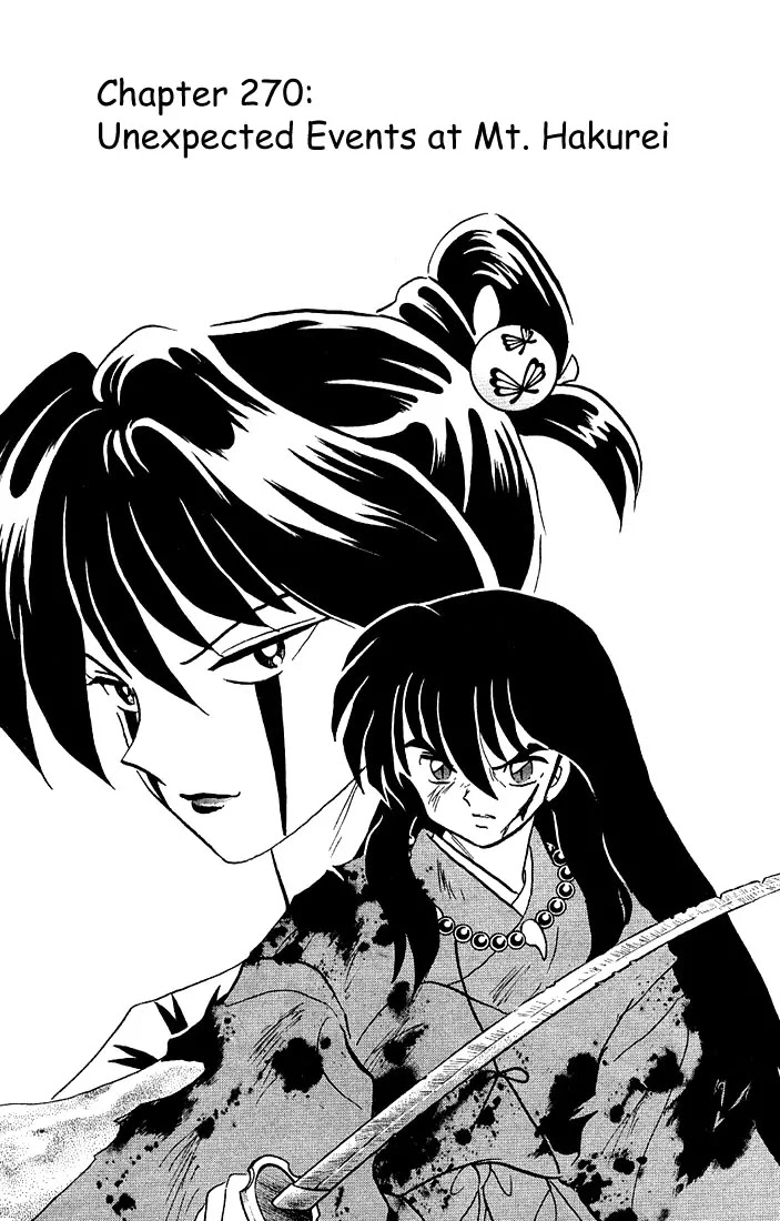 InuYasha Chapter 270 page 1 - Chapter 270: Unexpecteed Events At Mt. Hakurei