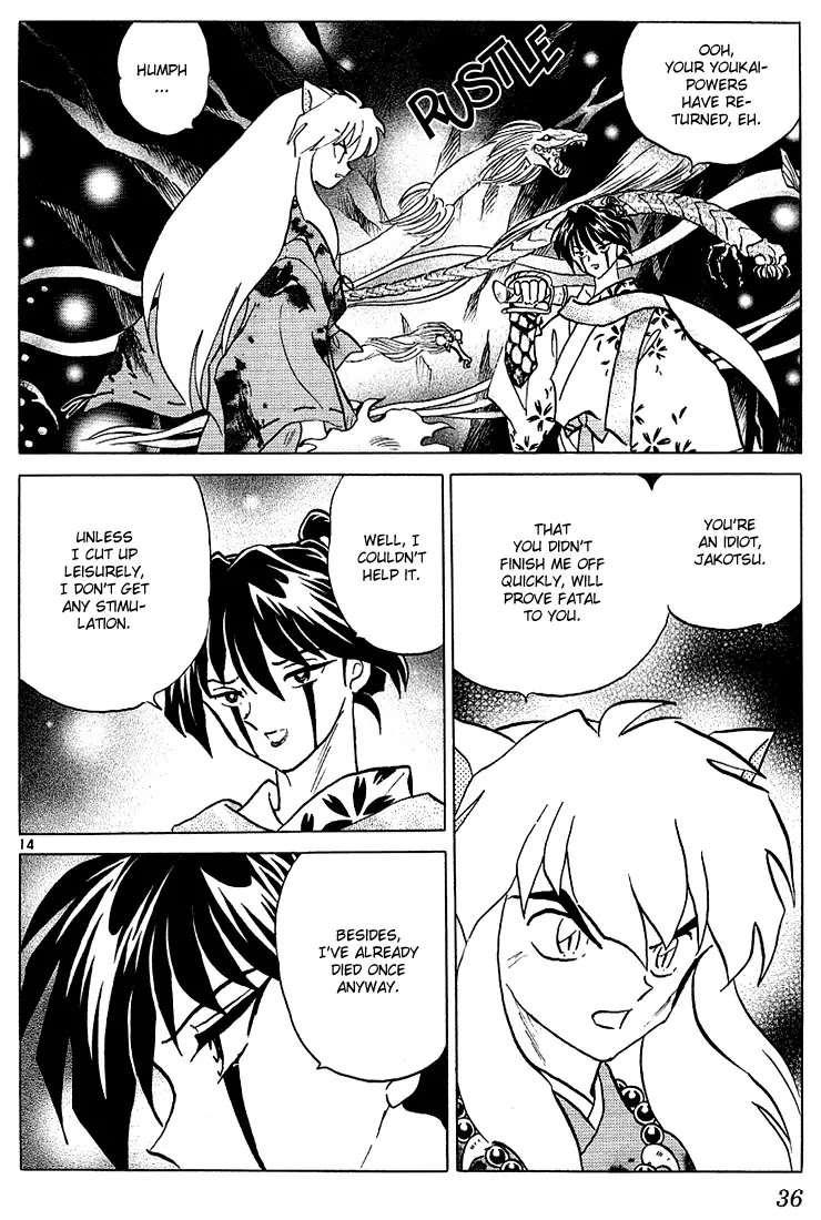 InuYasha Chapter 270 page 14 - Chapter 270: Unexpecteed Events At Mt. Hakurei