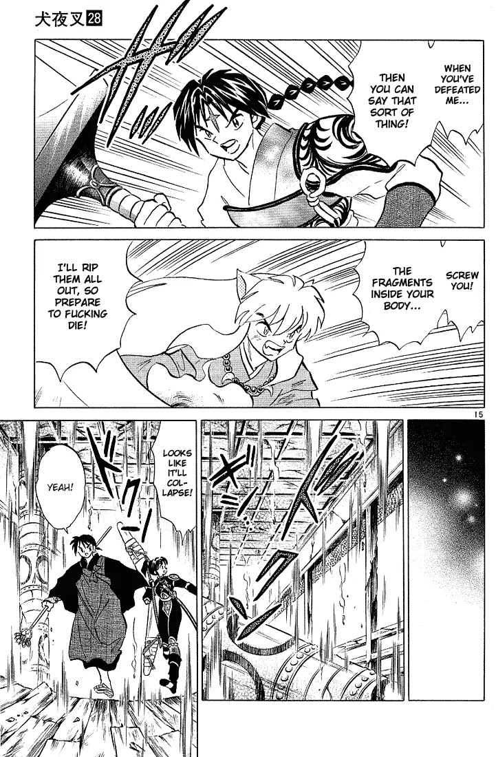 InuYasha Chapter 273 page 15 - Chapter 273: At The Bottem Of Corridor