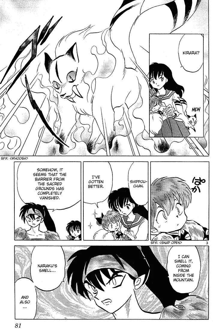 InuYasha Chapter 273 page 3 - Chapter 273: At The Bottem Of Corridor