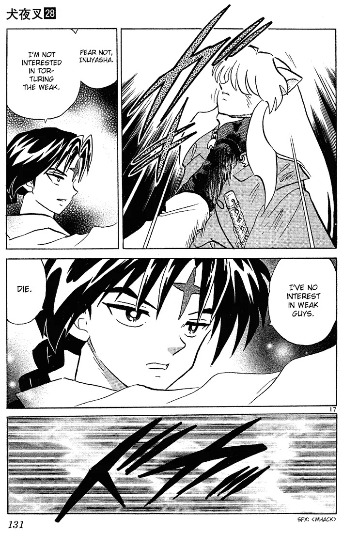 InuYasha Chapter 275 page 17 - Chapter 275: Bankotsu's Strength