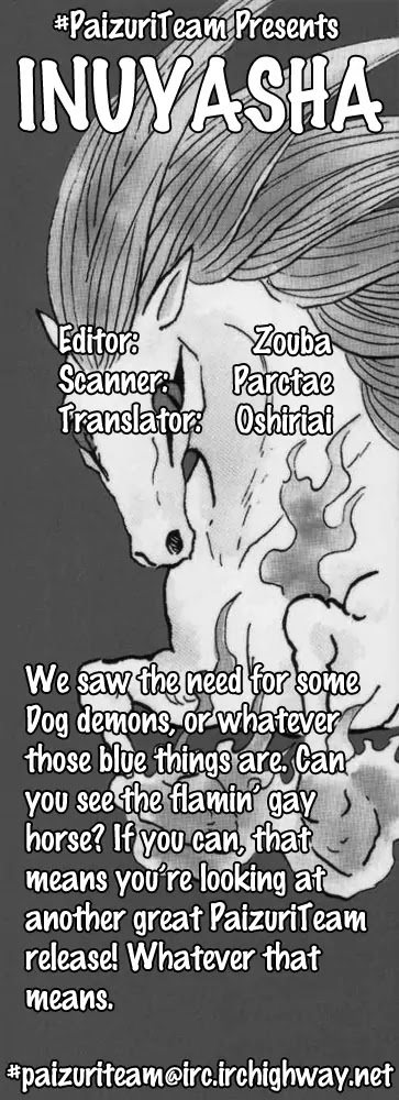 InuYasha Chapter 290 page 1 - Chapter 290: The Youkai Energy Inside The Stomach