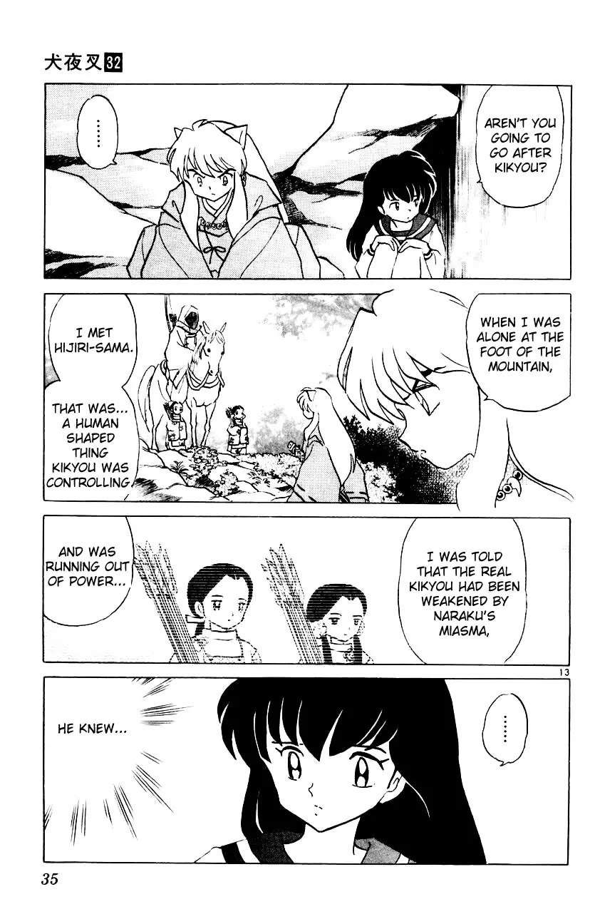 InuYasha Chapter 310 page 14 - Chapter 310: Irritated Heart