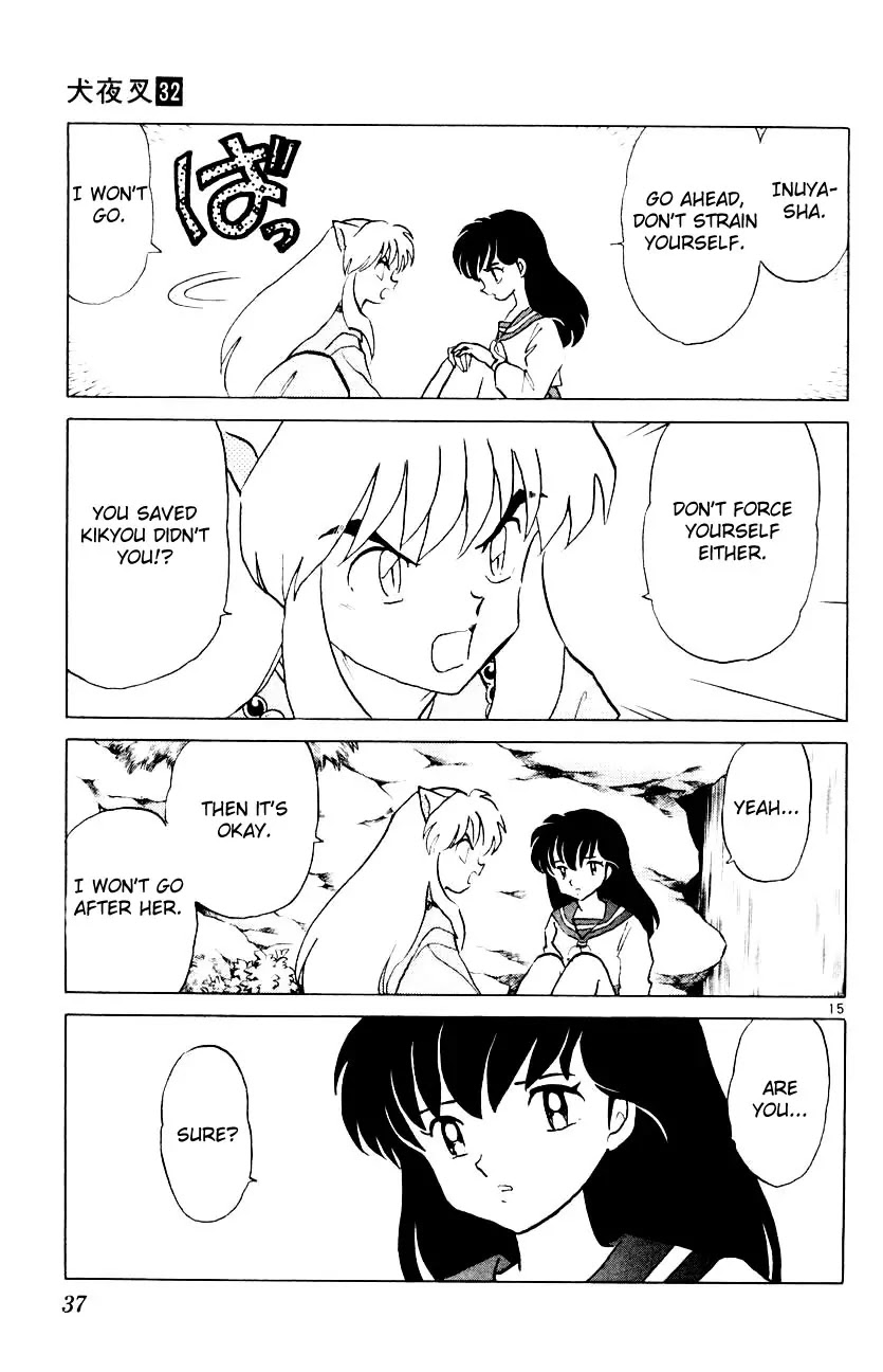 InuYasha Chapter 310 page 16 - Chapter 310: Irritated Heart