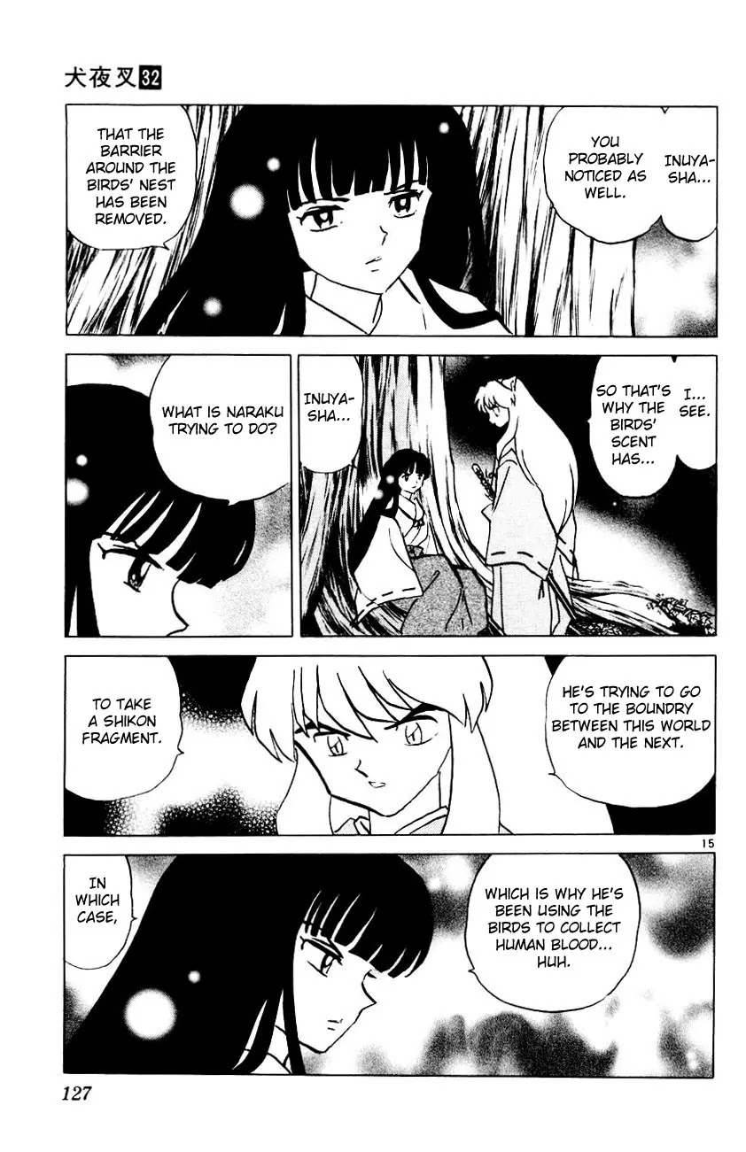 InuYasha Chapter 315 page 16 - Chapter 315: Scent Of The Bird's Nest
