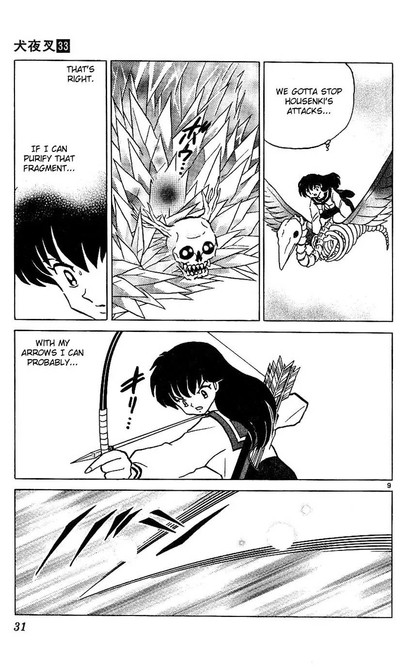 InuYasha Chapter 320 page 9 - Chapter 320: Inadequate Arrow