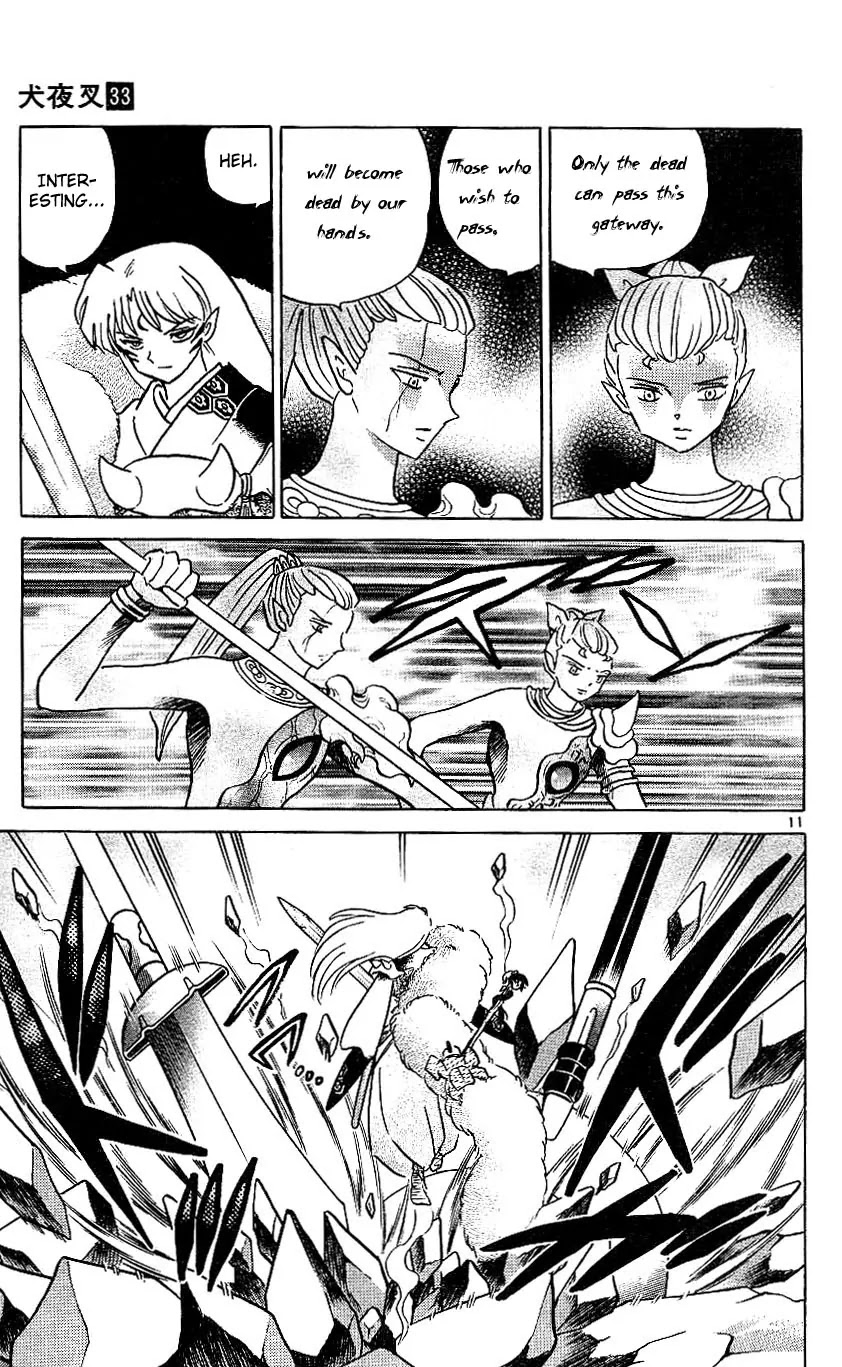 InuYasha Chapter 322 page 11 - Chapter 322: Unbreakable Barrier
