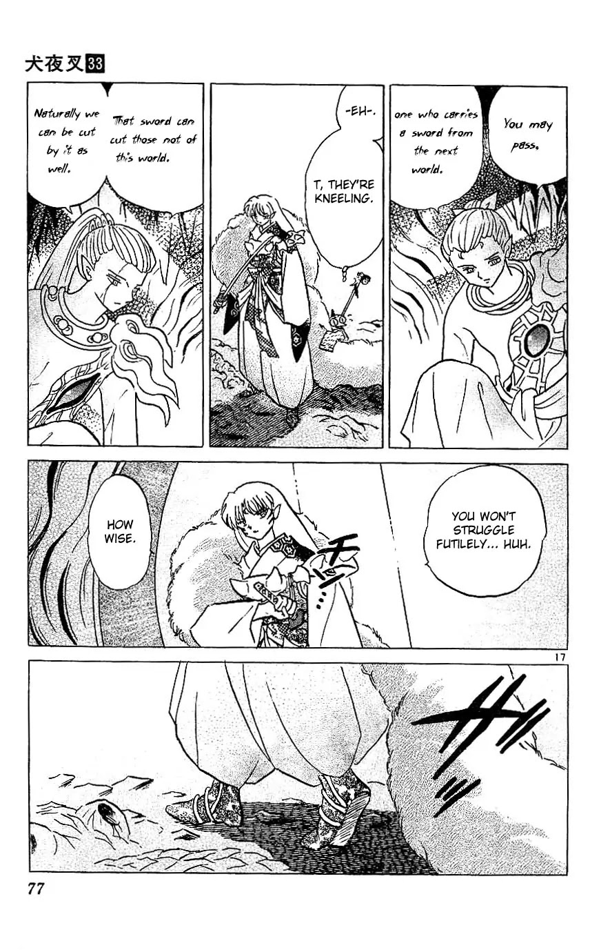 InuYasha Chapter 322 page 17 - Chapter 322: Unbreakable Barrier