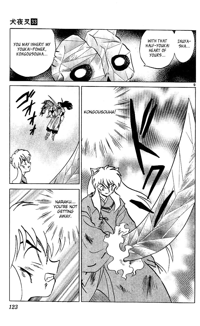 InuYasha Chapter 325 page 9 - Chapter 325: Kongousouha