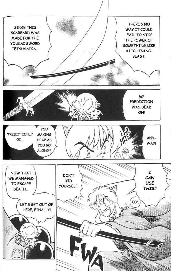 InuYasha Chapter 33 page 5 - Chapter 33: Discarding the Scabbard
