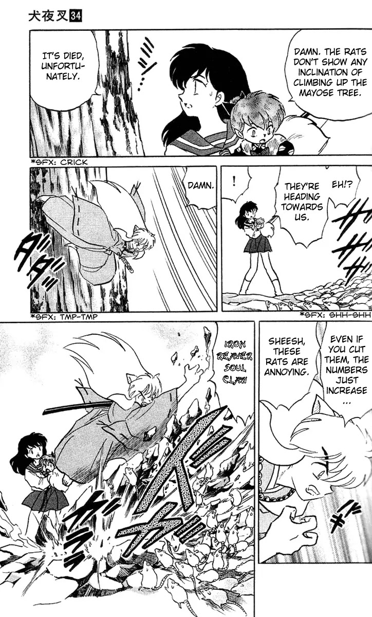 InuYasha Chapter 330 page 10 - Chapter 330: Rat Swarm Runs Wild