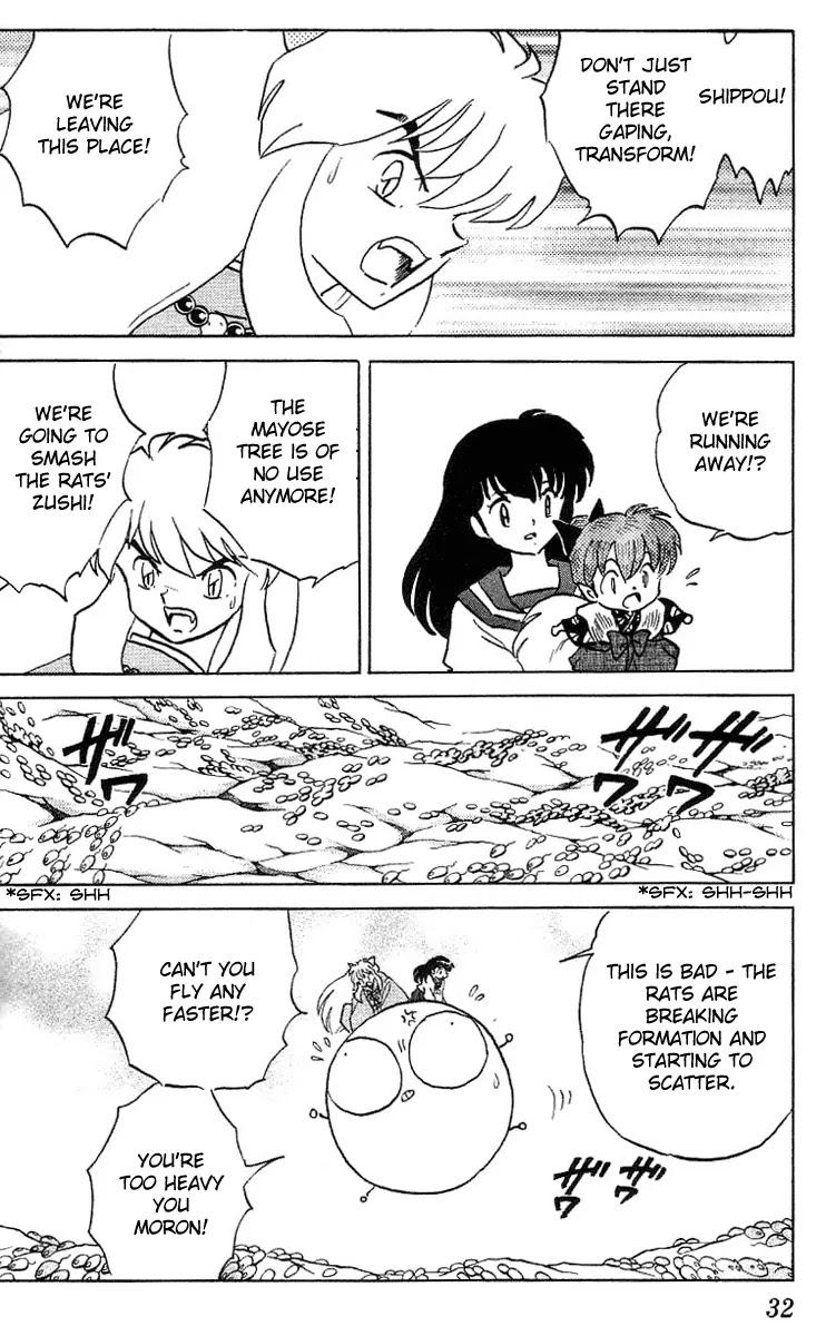 InuYasha Chapter 330 page 11 - Chapter 330: Rat Swarm Runs Wild