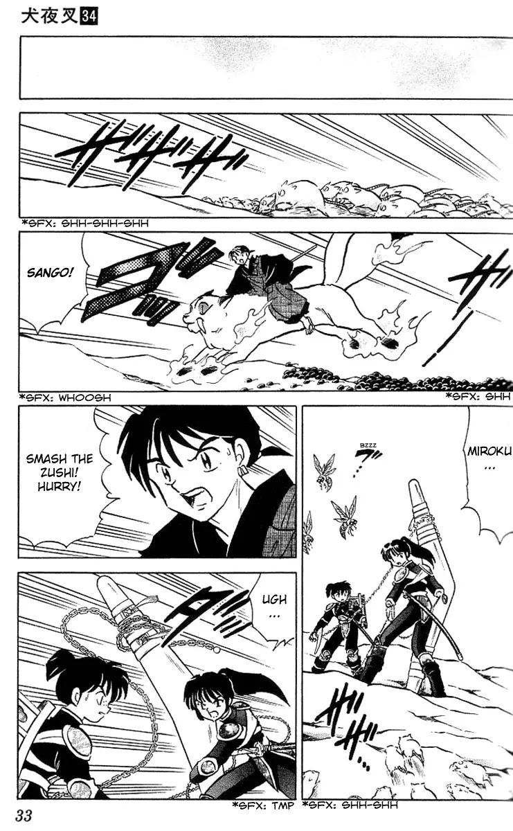 InuYasha Chapter 330 page 12 - Chapter 330: Rat Swarm Runs Wild