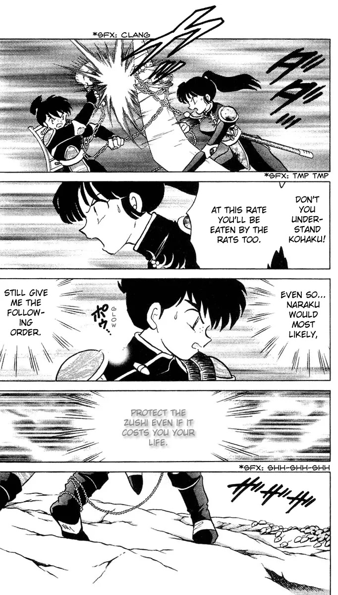 InuYasha Chapter 330 page 13 - Chapter 330: Rat Swarm Runs Wild