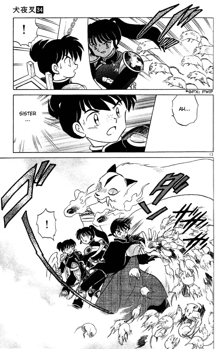 InuYasha Chapter 330 page 14 - Chapter 330: Rat Swarm Runs Wild