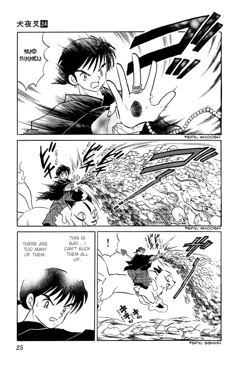 InuYasha Chapter 330 page 4 - Chapter 330: Rat Swarm Runs Wild