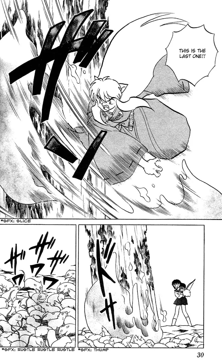 InuYasha Chapter 330 page 9 - Chapter 330: Rat Swarm Runs Wild