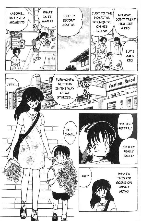 InuYasha Chapter 35 page 14 - Chapter 35: Little Poltergeist
