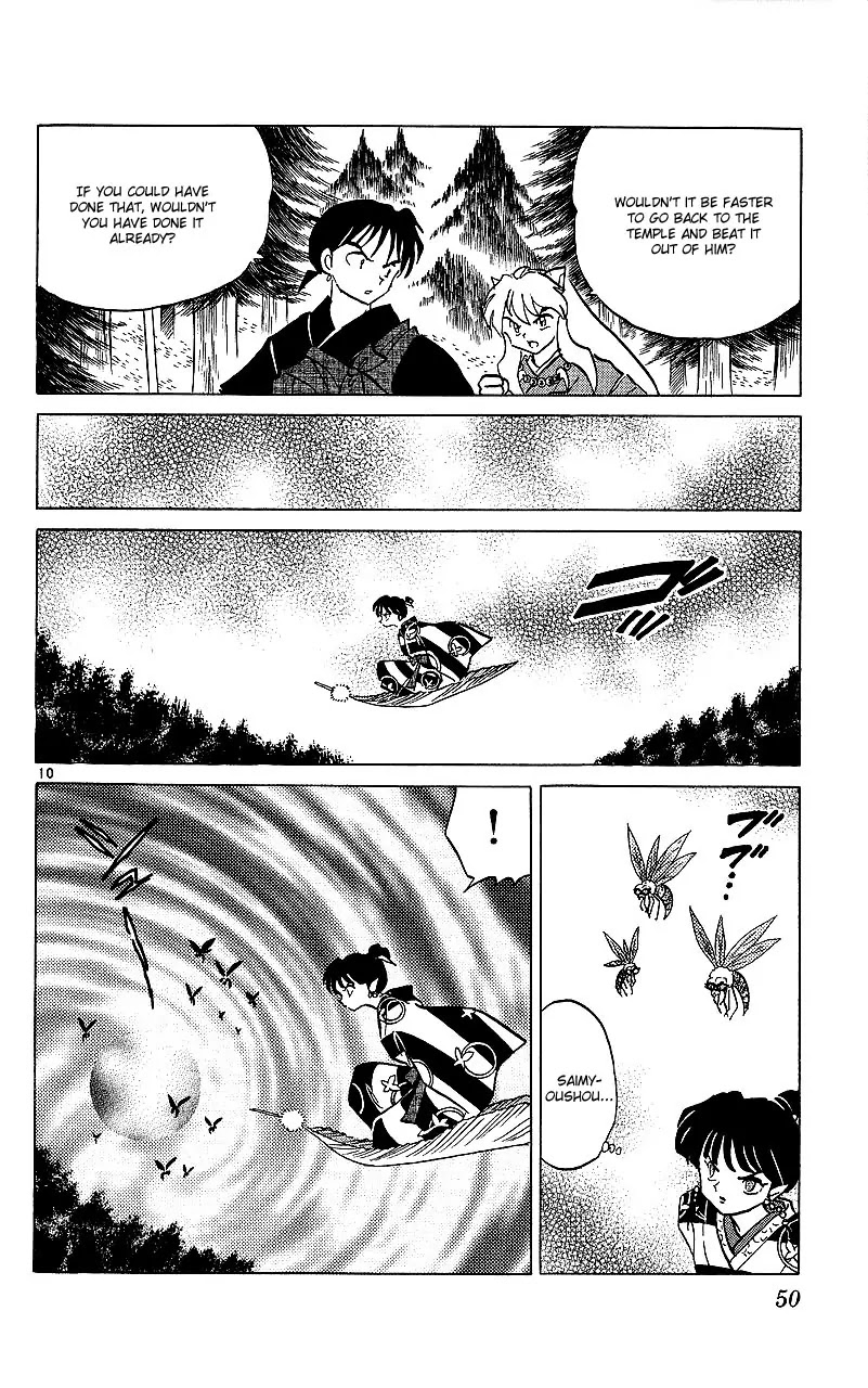 InuYasha Chapter 351 page 11 - Chapter 351: Rakan Statues