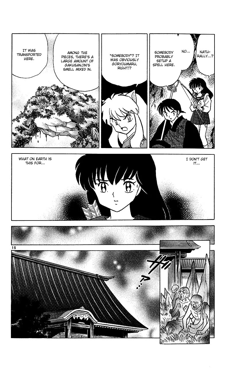 InuYasha Chapter 351 page 17 - Chapter 351: Rakan Statues