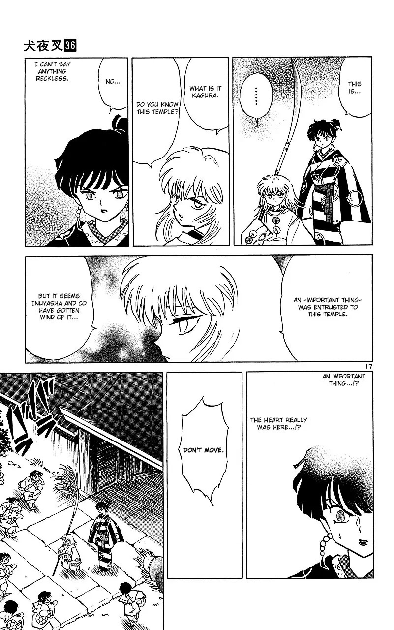 InuYasha Chapter 351 page 18 - Chapter 351: Rakan Statues